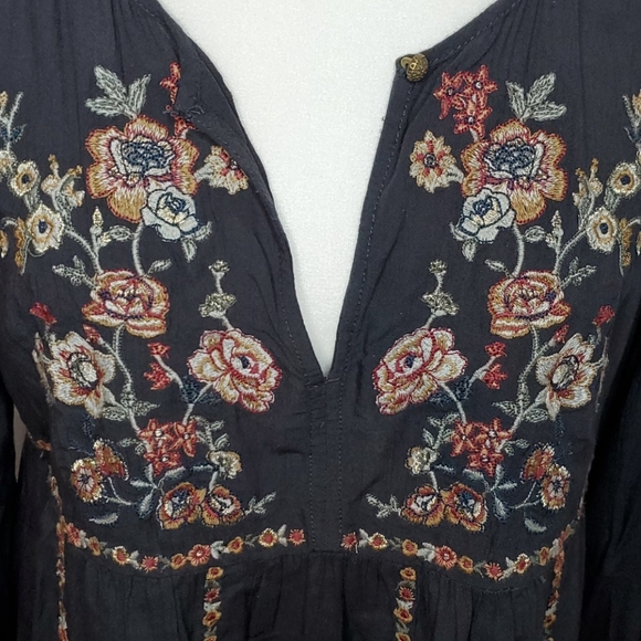 American Eagle Long Sleeve Boho Top - Picture 2 of 5